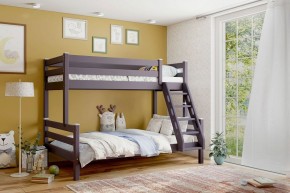 АДЕЛЬ Кровать двухъярусная с наклонной лестницей (лаванда) в Перми - perm.mebel-74.com | фото
