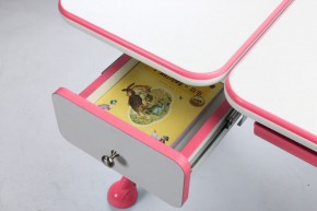 Парта-трансофрмер Amare Pink с выдвижным ящиком в Перми - perm.mebel-74.com | фото
