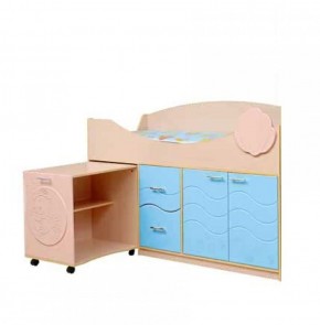 Набор мебели для детской Юниор -12.2 (700*1860) МДФ матовый в Перми - perm.mebel-74.com | фото