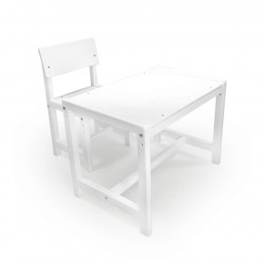 Детский растущий комплект стол и стул Я САМ "Лофт" (Белый, Белый) в Перми - perm.mebel-74.com | фото