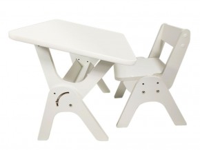 Детский растущий стол-парта и стул Я САМ "Умка" (Белый) в Перми - perm.mebel-74.com | фото