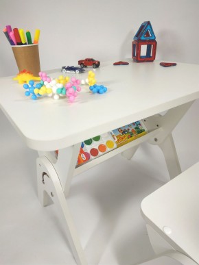 Детский растущий стол-парта и стул Я САМ "Умка" (Белый) в Перми - perm.mebel-74.com | фото