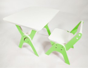 Детский растущий стол-парта и стул Я САМ "Умка" (Зеленый) в Перми - perm.mebel-74.com | фото