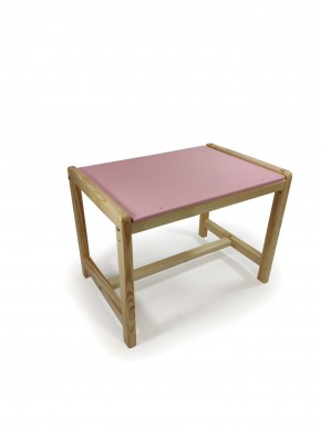Детский растущий стол Я САМ "Лофт" (Розовый, Сосна) в Перми - perm.mebel-74.com | фото
