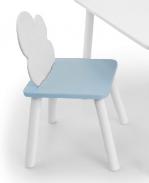 Детский стул Облачко (Белый/Голубой/Белый) в Перми - perm.mebel-74.com | фото