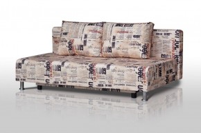 Диван-кровать Комфорт без подлокотников Принт "Gazeta" (2 подушки) в Перми - perm.mebel-74.com | фото