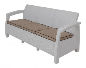 Диван Yalta Premium Sofa 3 Set (Ялта) белый (+подушки под спину) в Перми - perm.mebel-74.com | фото