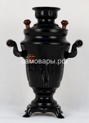 Электрический самовар "Черный Русский" матовый тюльпан в наборе на 1,5 литра. Ограниченная серия. в Перми - perm.mebel-74.com | фото
