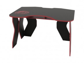 Компьютерный стол КЛ №9.0 (Черный/Красный) в Перми - perm.mebel-74.com | фото