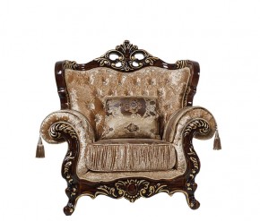 Комплект мягкой мебели Эсмеральда (Орех) без механиза раскладки (3+1+1) в Перми - perm.mebel-74.com | фото