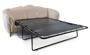Комплект мягкой мебели Lara 3-1-1 с раскладным механизмом (бежевый/золото) в Перми - perm.mebel-74.com | фото
