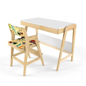 Комплект растущий стол и стул с чехлом 38 попугаев «Вуди» (Белый, Без покрытия, Монстры) в Перми - perm.mebel-74.com | фото