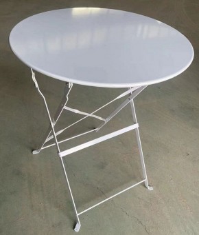 Комплект садовой мебели OTS-001R (стол + 2 стула) металл в Перми - perm.mebel-74.com | фото