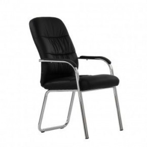 Кресло Barneo K-16 для посетителей и переговорных (черный) в Перми - perm.mebel-74.com | фото