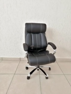 Кресло Barneo K-303 для руководителя (черная экокожа) в Перми - perm.mebel-74.com | фото