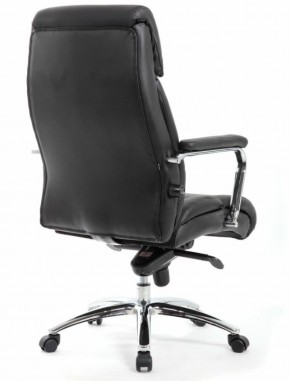 Кресло BRABIX PREMIUM "Phaeton EX-502" (кожа с компаньоном, хром, черное) 530882 в Перми - perm.mebel-74.com | фото