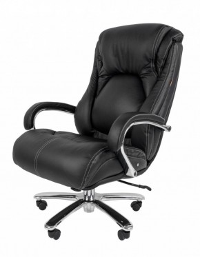 Кресло для руководителя CHAIRMAN 402 (Кожа) Черное в Перми - perm.mebel-74.com | фото
