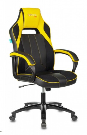 Кресло игровое Бюрократ VIKING 2 AERO YELLOW черный/желтый в Перми - perm.mebel-74.com | фото