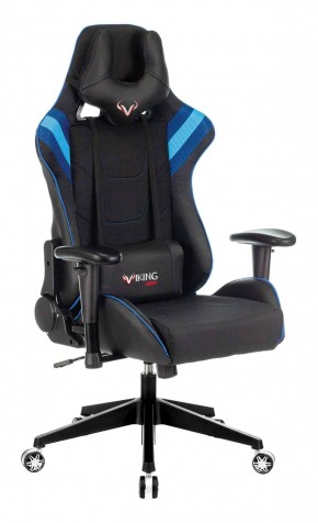 Кресло игровое Бюрократ VIKING 4 AERO BLUE черный/синий в Перми - perm.mebel-74.com | фото