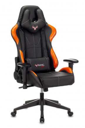 Кресло игровое Бюрократ VIKING 5 AERO ORANGE черный/оранжевый в Перми - perm.mebel-74.com | фото