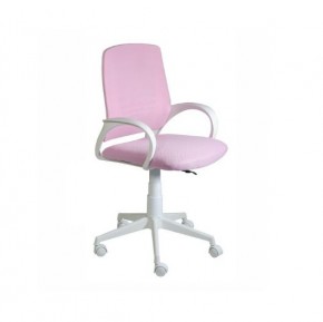 Кресло Ирис White сетка/ткань розовая в Перми - perm.mebel-74.com | фото