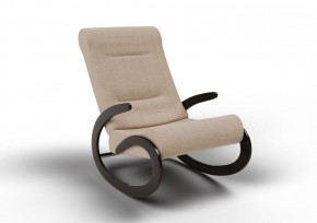 Кресло-качалка Мальта 10-Т-П (ткань/венге) ПЕСОК в Перми - perm.mebel-74.com | фото
