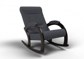 Кресло-качалка Венето 13-Т-ГР (ткань/венге) ГРАФИТ в Перми - perm.mebel-74.com | фото
