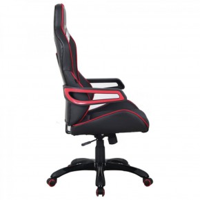 Кресло компьютерное BRABIX Nitro GM-001 (ткань/экокожа) черное, вставки красные (531816) в Перми - perm.mebel-74.com | фото
