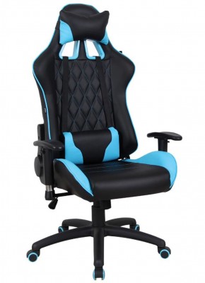 Кресло компьютерное BRABIX "GT Master GM-110" (черное/голубое) 531928 в Перми - perm.mebel-74.com | фото