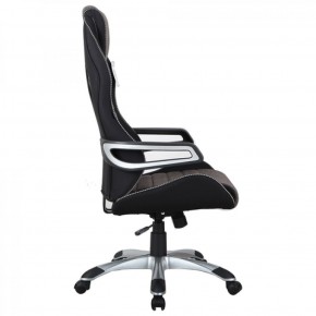 Кресло компьютерное BRABIX Techno GM-002 (ткань) черное/серое, вставки белые (531815) в Перми - perm.mebel-74.com | фото