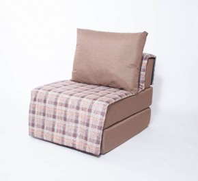 Кресло-кровать бескаркасное Харви (коричневый-квадро беж) в Перми - perm.mebel-74.com | фото