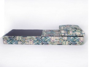Кресло-кровать-пуф бескаркасное Окта (Велюр принт 2) в Перми - perm.mebel-74.com | фото