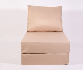 Кресло-кровать-пуф бескаркасное Прайм (Бежевый песочный) в Перми - perm.mebel-74.com | фото