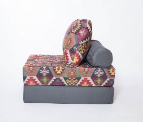 Кресло-кровать-пуф бескаркасное Прайм (мехико серый-графит) в Перми - perm.mebel-74.com | фото