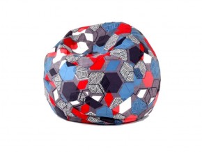 Кресло-мешок Мяч M (Geometry Slate) в Перми - perm.mebel-74.com | фото