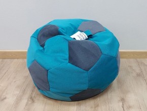 Кресло-мешок Мяч S (Shaggy Azure-Shaggy Grafit) в Перми - perm.mebel-74.com | фото