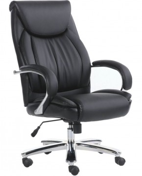 Кресло офисное BRABIX PREMIUM "Advance EX-575" (хром, экокожа, черное) 531825 в Перми - perm.mebel-74.com | фото