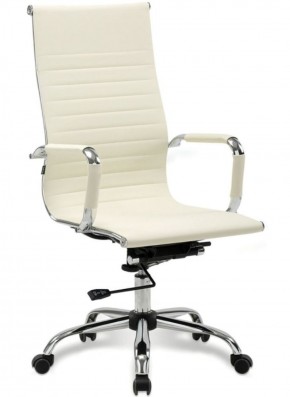 Кресло офисное BRABIX "Energy EX-509" (экокожа, хром, бежевое) 531166 в Перми - perm.mebel-74.com | фото