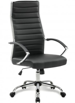 Кресло офисное BRABIX "Style EX-528", экокожа, хром, черное, 531947 в Перми - perm.mebel-74.com | фото