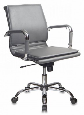 Кресло руководителя Бюрократ CH-993-LOW/GREY серый в Перми - perm.mebel-74.com | фото
