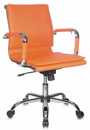 Кресло руководителя Бюрократ CH-993-LOW/ORANGE оранжевый в Перми - perm.mebel-74.com | фото