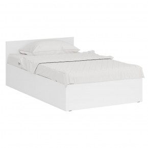 Кровать 1200 + Пенал Стандарт, цвет белый, ШхГхВ 123,5х203,5х70 + 45х52х200 см., сп.м. 1200х2000 мм., без матраса, основание есть в Перми - perm.mebel-74.com | фото