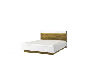 Кровать 160 с подъемником, TORINO, цвет белый/Дуб наварра в Перми - perm.mebel-74.com | фото