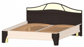 ВЕРОНА Кровать 1600 с основанием (Венге/Анкор светлый) в Перми - perm.mebel-74.com | фото