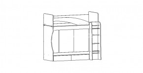 Кровать Бемби МДФ (фасад 3D) в Перми - perm.mebel-74.com | фото