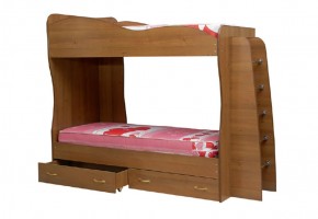 Кровать детская 2-х ярусная Юниор-1 (800*2000) ЛДСП в Перми - perm.mebel-74.com | фото