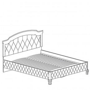 Кровать с обивкой №488 Марлен (1600) Кремовый белый в Перми - perm.mebel-74.com | фото