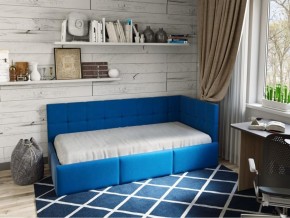 Кровать ОТТАВА с основанием и ПМ (Синий) 900х2000 в Перми - perm.mebel-74.com | фото