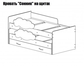 Кровать выкатная Соник (800*1900) в Перми - perm.mebel-74.com | фото