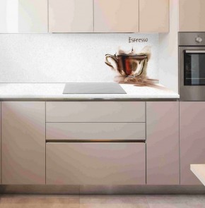 Кухонный фартук со столешницей (А-012) в едином стиле (3050 мм) в Перми - perm.mebel-74.com | фото